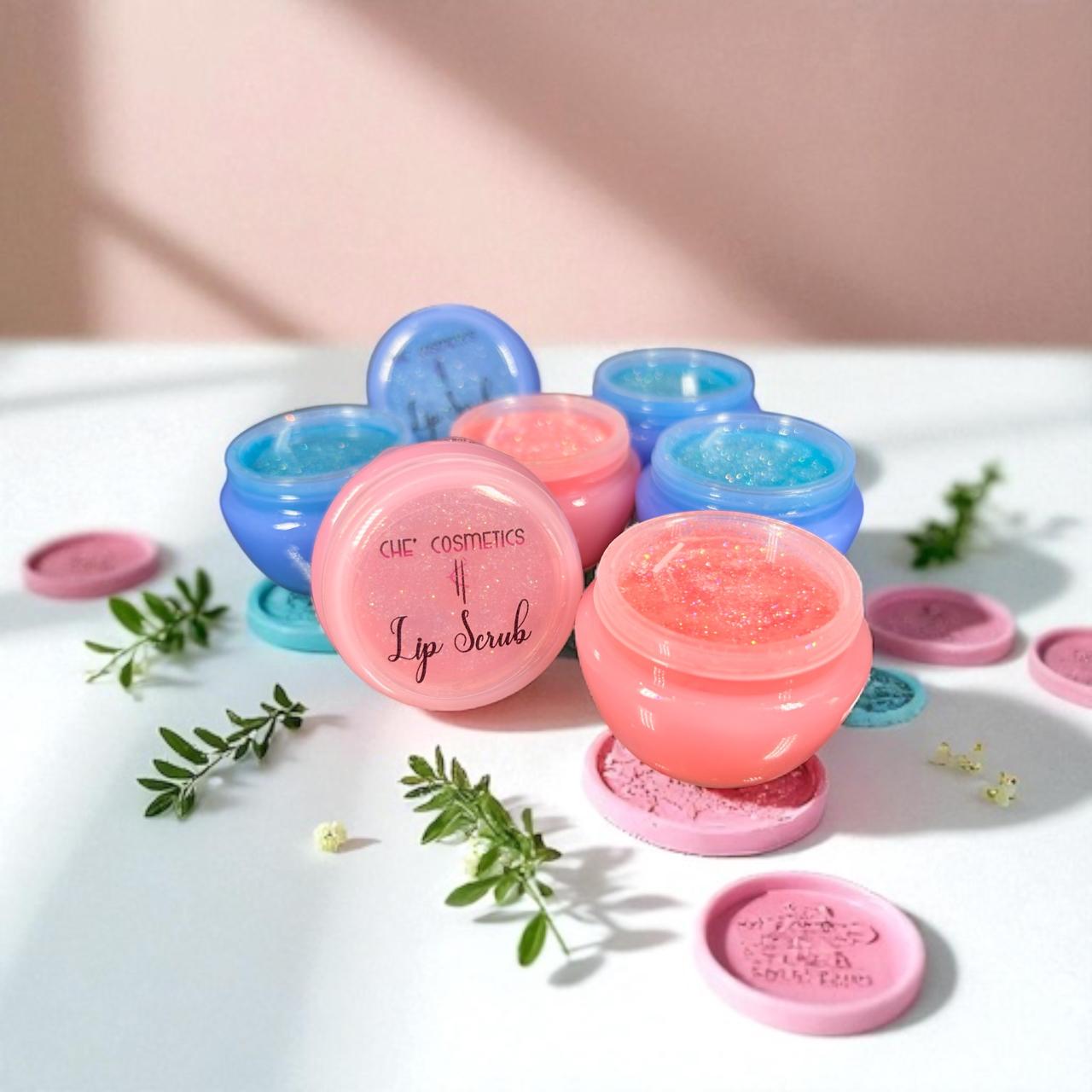 CHE Natural Lip Scrub - Gentle Exfoliating with Jojoba Oil and Sugar